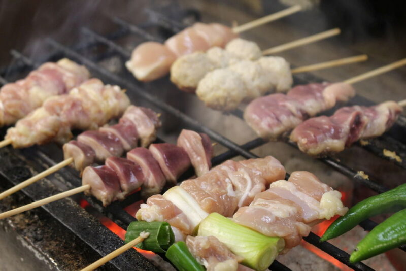備長炭で焼き上げる、鶏本来の旨味